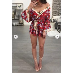 NWT Floral Romper